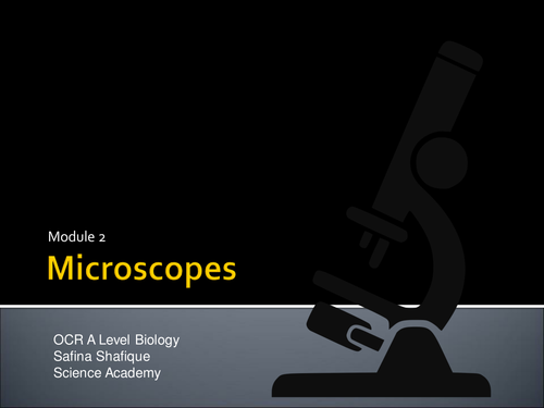 OCR Biology 2015 Microscopes
