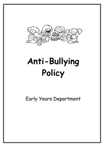 Anti-bullying Policy for Early Years