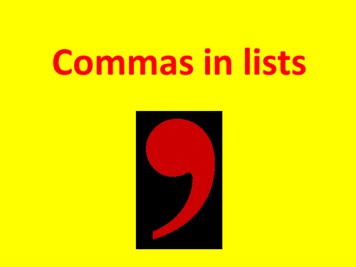 Commas