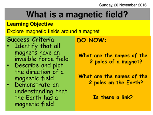 Magnets and electromagnets