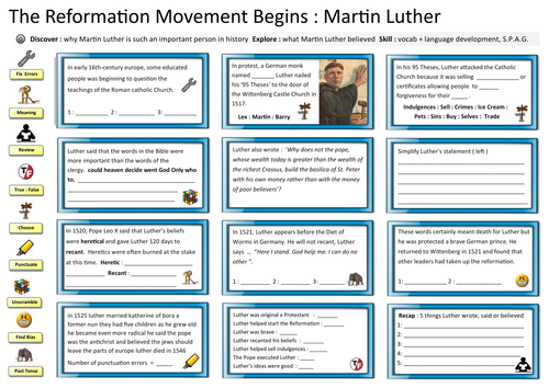 The Reformation : Martin Luther