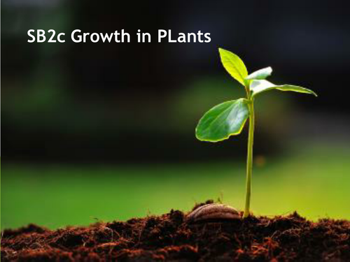Edexcel 9-1 SB2c - plant growth