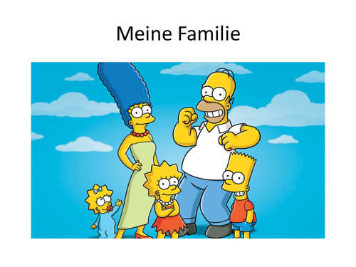 Meine Familie Part 1 - Simpsons (Possessive articles)