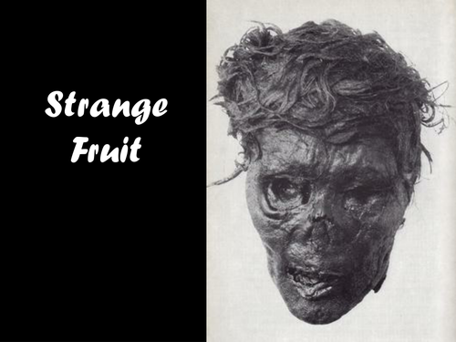 OCR GCE H074 Literature Poetry - 'Strange Fruit' by Seamus Heaney.