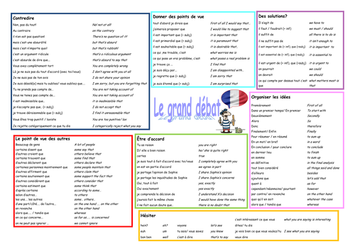 A level french speaking questions picture