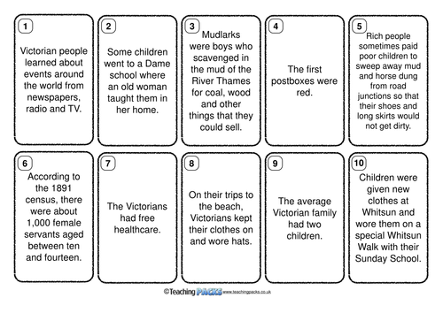 Victorians - True or False?