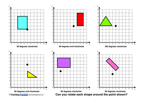 shape rotation challenges teaching resources