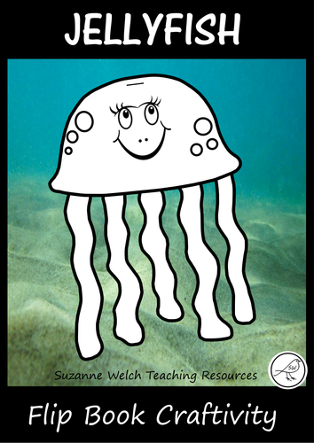 Jellyfish template - lift the flap presentation