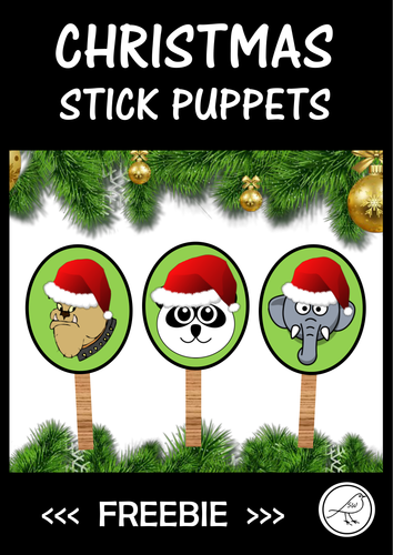 Christmas Stick Puppets