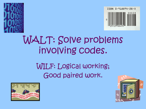 2 Codes Powerpoints Year 5 and 6