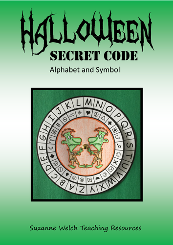 Halloween Secret Message Code Wheel - (Alphabet and symbols)