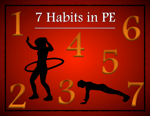 7 Habits in PE- Printable Signs
