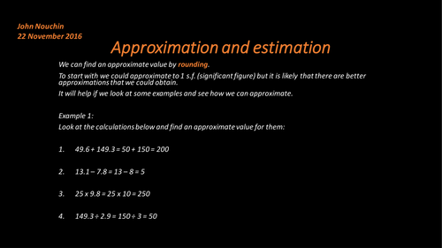 Approximation-and-estimation