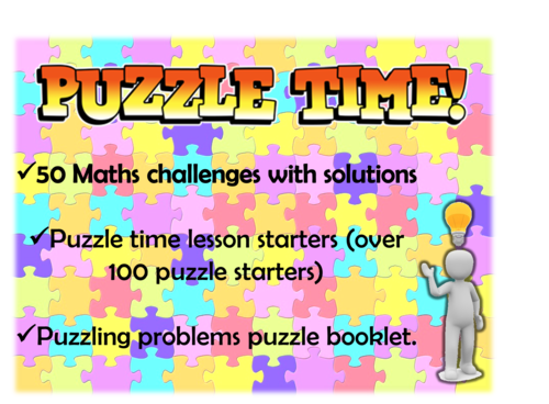 Primary Maths KS2 Puzzles and Challenges Bundle