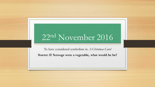 Symbolism in A Christmas Carol