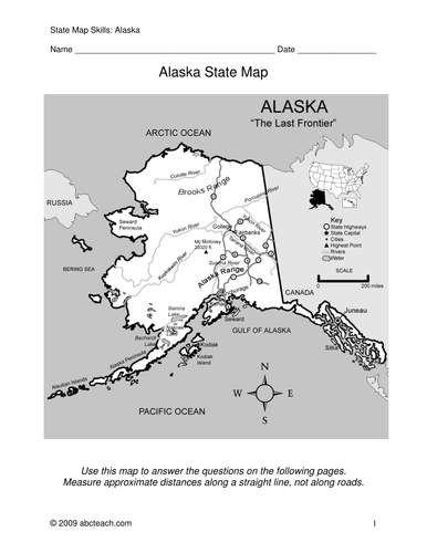 Alaska - Map Skills