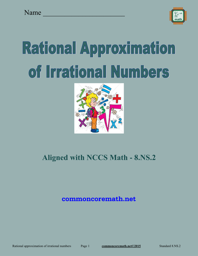 Rational Approximation of Irrational Numbers - 8.NS.2