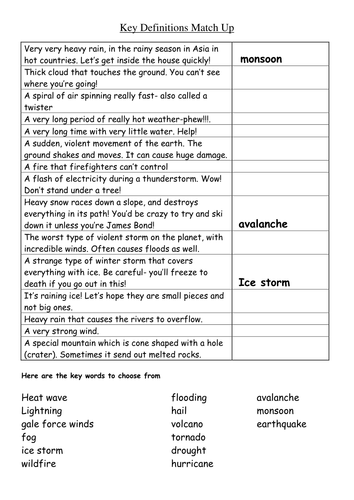 What are natural hazards?