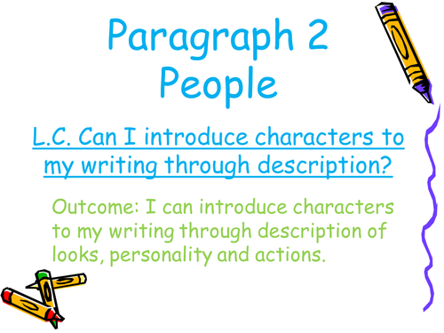 Character writing