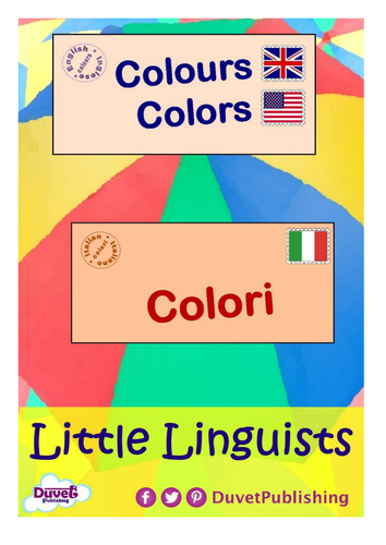 English > Italian: Numbers & Colours Vocabulary Books