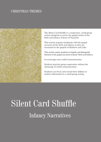 Silent Card Shuffle for the Infancy Narratives
