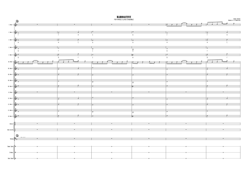 Radioactive by Imagine Dragons - For Whole Class Ensemble