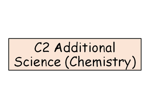 Additional Science Chemistry