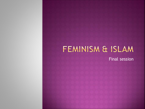 Feminism and Islam