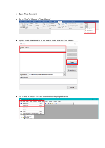 Highlight key literacy terms and assign scores to each