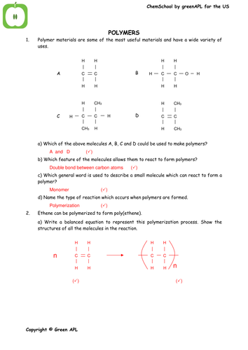 ChemSchool: Polymers