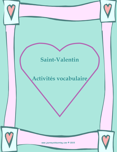 Saint Valentin-Activités Vocabulaire