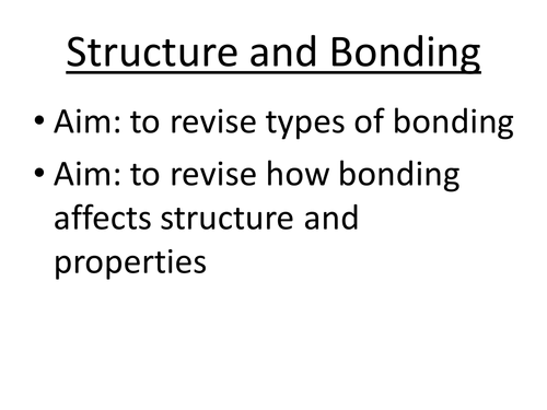 GCSE Structure of substances New AQA and OCR course relevant