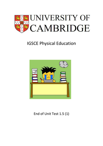 End of Unit Test for Unit 1.5 of the Cambridge IGCSE syllabus