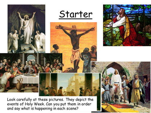 Holy week - without lesson plan