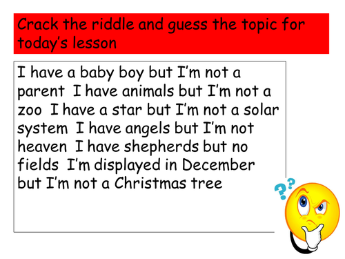 Nativity - without lesson plan
