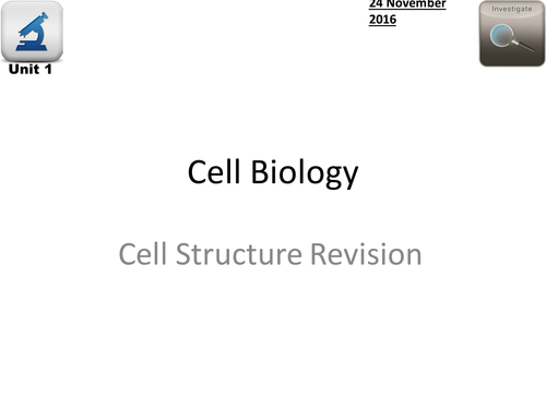 NEW AQA Biology - 4.1 Cell Biology Revision