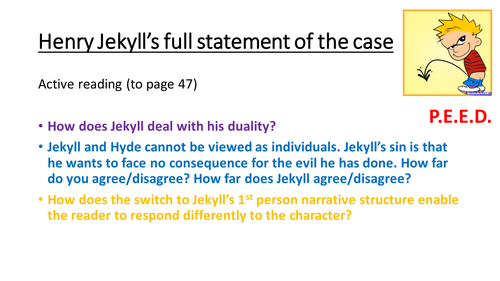 Jekyll and Hyde new specification chapter 10 Jekyll's full statement of the case