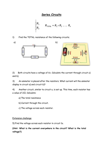 Resistors in series