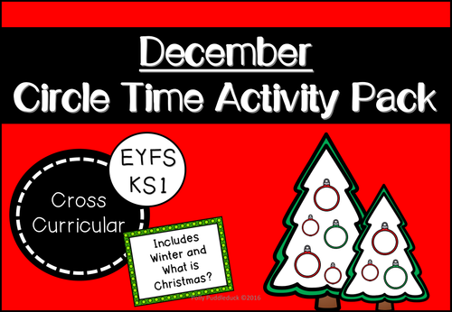 December Circle Time Activity Pack for EYFS/KS1