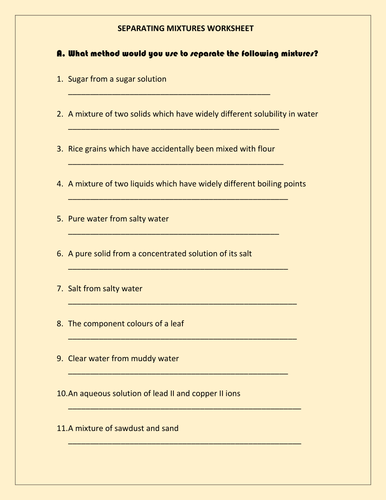 separating-mixtures-worksheet-with-answers-teaching-resources