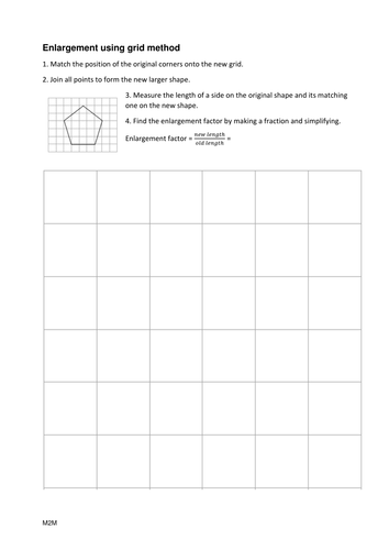 Enlargement activity