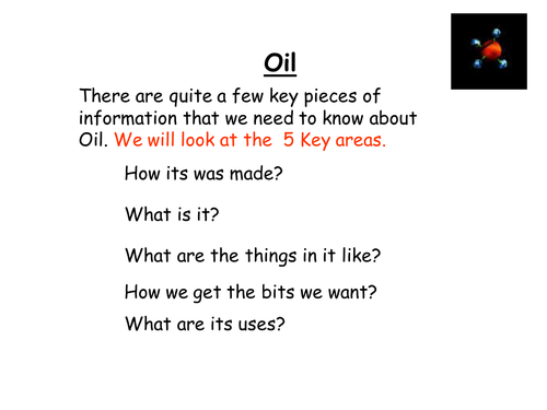 GCSE AQA-OCR linked review of Crude oil