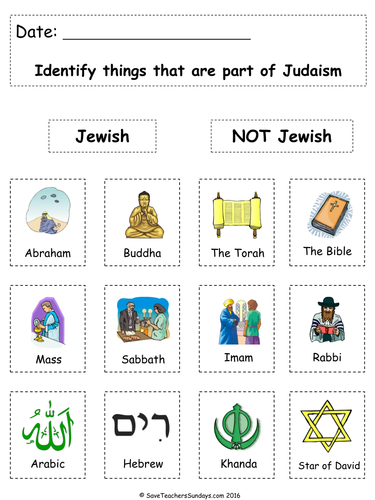KS1 Judaism Lesson plan, PowerPoint and Worksheets