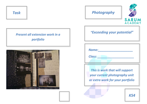 Stretch and Challenge Tasks