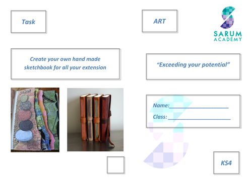 Stretch and Challenge Art tasks