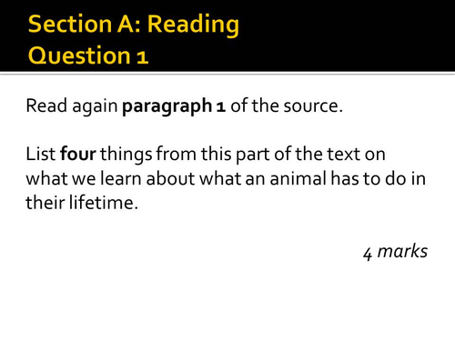 AQA English Language Paper 1 practice