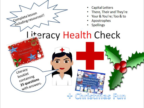 Literacy Health Check and Christmas Fun