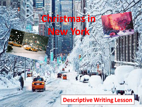 Black Friday Free Resourse: Christmas in New York Descriptive Writing