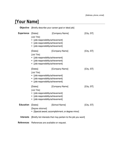 Work profiling and matching