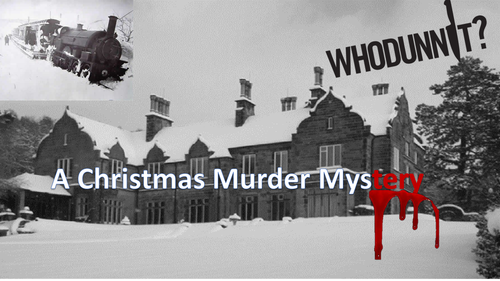Black Friday Free Resource: A Christmas Murder Mystery
